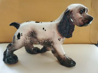 VINTAGE 1954 Hagen Renaker QUEENIE Cocker Spaniel Walking dog figurine 3