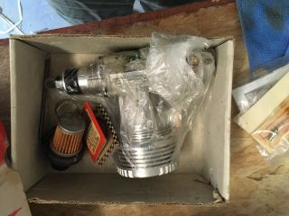 RARE Vintage RC Byron Originals F - 86 Ducted Fan Jet Kit w/ Rossi 61 Engine 9