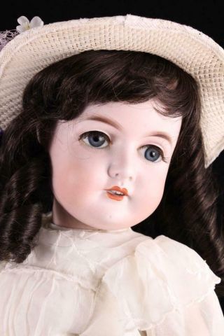 Antique 26 " Armand Marseille Queen Louise German Doll Bisque Head Compo Body