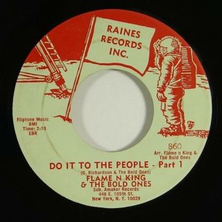 Flame N King " Do It To The People " Rare Funk/sweet Soul 45 Raines Mp3
