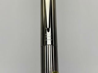 Vintage Montblanc Noblesse No.  1157 Platinum Finish Fountain Pen 3