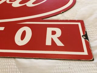 VINTAGE FORD TRACTOR PORCELAIN SIGN,  SERVICE,  GAS,  OIL,  DEALERSHIP,  FARM,  PARTS 5