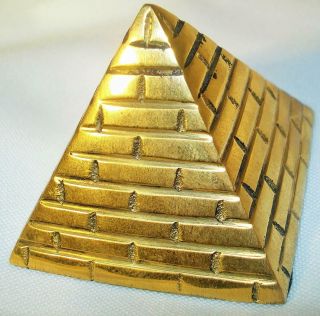 Solid Brass Pyramid 2 " Made In India Buy 2 Get 3rd Item