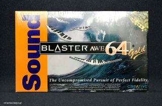 Rare Sound Blaster Awe64 Gold Boxed And