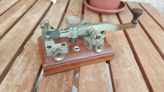 Swedish L.  M.  Ericsson Antique Morse Telegraph Ericsson Coder Key