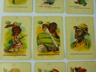 Vintage Dr Busby 1905 Card Game Milton Bradley Black Americana Racist Watermelon
