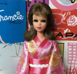 Yes it ' s Vintage COME SEE Barbie Cousin Japanese Exclusive Francie Doll byApril 4