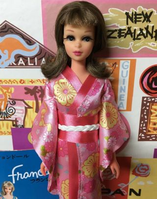 Yes it ' s Vintage COME SEE Barbie Cousin Japanese Exclusive Francie Doll byApril 5