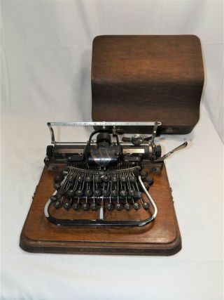 Antique Blickensderfer No.  7 Typewriter With Wood Case