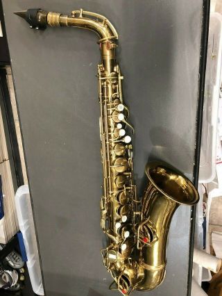 Antique Cg Conn Ltd Elkhart Saxophone 1119954 - A M188596 L