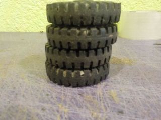tonka ford or dodge truck set of 4 plastic tires 3