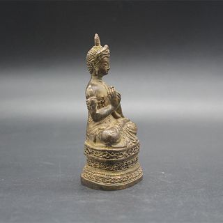 Exquisite Tibet Buddha Bronze statue Buddha of Nepal old copper statue 2