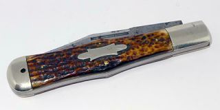 Vintage Winchester Coke Bottle Knife Model 1920 (5 1/4 " Blade) Bone Handle