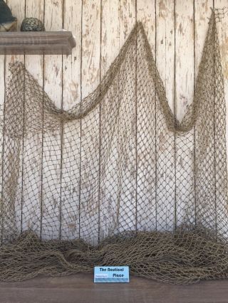 Old Vintage Fishing Net 10 