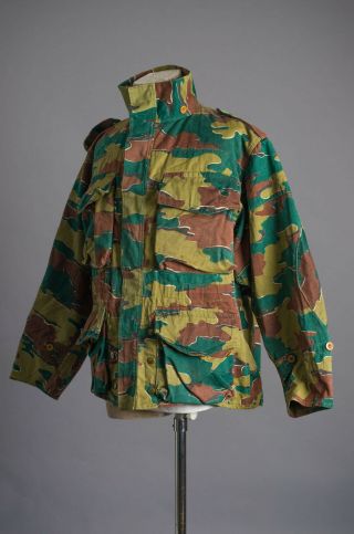 Vtg 1958 Abl Mww Belgian Army Paratroopers Jigsaw " Pattern Camouflage Jacket