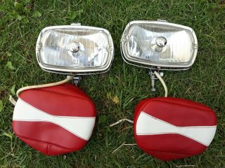 Miller,  Fog Lamps,  Oldtimer,  Vintage,  Leather Covers