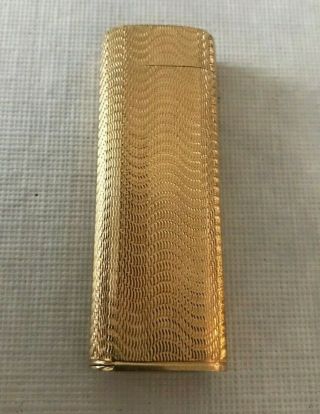 Rare Vintage Authentic Cartier Solid 18K Gold Cigarette Lighter 2