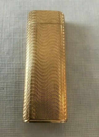 Rare Vintage Authentic Cartier Solid 18K Gold Cigarette Lighter 3