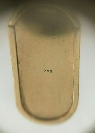 Rare Vintage Authentic Cartier Solid 18K Gold Cigarette Lighter 4