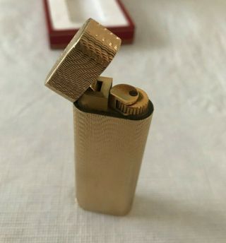 Rare Vintage Authentic Cartier Solid 18K Gold Cigarette Lighter 6