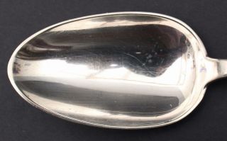 Large Antique Mid 19thC Charles Kennard Sterling Silver Stuffing Serving Spoon 6