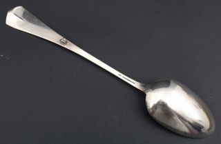 Large Antique Mid 19thC Charles Kennard Sterling Silver Stuffing Serving Spoon 7