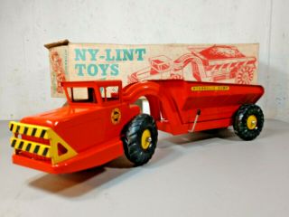 Vintage Nylint Hydraulic Dump Truck With Box 4600 Pressed Steel 1960s