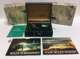 Rolex Vintage 80s Submariner 16800 Watch Box Set,  Anchor,  Tags,  Booklets,  Cert Book