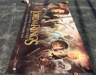 RARE 2003 LORD OF THE RINGS Return Of The King Movie Theater Banner 10’x5’ HUGE 2