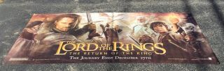 RARE 2003 LORD OF THE RINGS Return Of The King Movie Theater Banner 10’x5’ HUGE 3