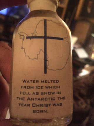 Authentic Real Vintage Jesus Christ Water The Real Deal Folks
