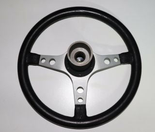 Vintage MOMO Steering Wheel Clay Regazzoni Signature & E Type Hub & Horn Button 2