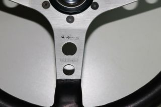 Vintage MOMO Steering Wheel Clay Regazzoni Signature & E Type Hub & Horn Button 3