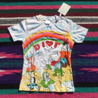 Rare Dior Rainbow Mermaid T Shirt Top Christian Dior John Galliano