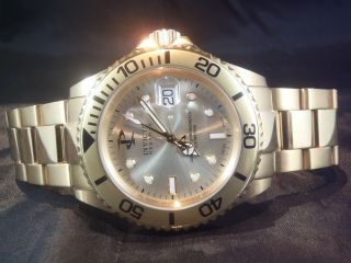 Invicta Reserve 44mm Pro Diver Cosc Swiss Made Automatic 18kgp 500m Watch Rare