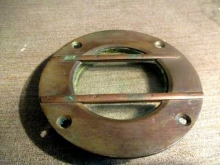 Vintage Boat Port Hole Bronze 5 " X 1 "