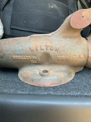 Vintage Wilton Bullet Vice Vise 835 3.  5 " Jaw Antique Baby Made In Usa