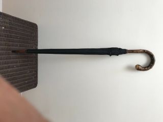Vintage T.  Fox & Co.  Ltd.  London E.  C.  2.  Black Umbrella / Walking Stick