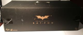 Hot Toys 1/6 The Dark Knight Bat - Pod Movie Masterpiece Batpod Rare Mib