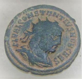 Very Fine Ancient Roman Bronze Coin Constantius