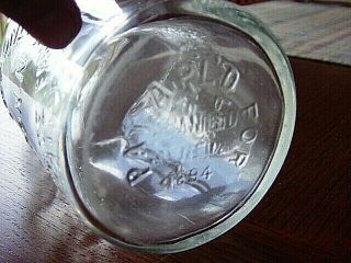 RARE 1890 ' s RED GATE Newton JERSEY Tin Top N.  J.  dairy jar milk bottle TINTOP 9