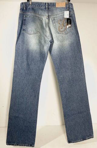 Tom Ford Gucci Blue Wash Men’s Jeans Size 50 Rare Nwt Vintage