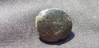 Very Rare Small Complete Roman Bronze Button L109o
