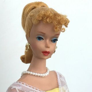 4 vintage ponytail Barbie blonde (nude) 1960 4