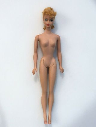 4 vintage ponytail Barbie blonde (nude) 1960 8