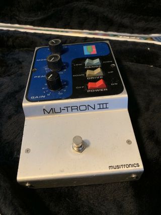 Vintage Musitronics Mu - Tron Iii W/ Ps - 1 Power Supply Serviced 2018