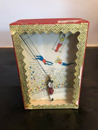 Mystery Motion Man On The Flying Trapeze Vintage Toy Shackman Japan 1940 