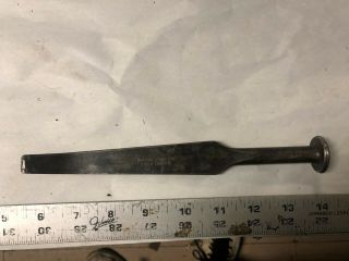 Machinist Tools Old Signed Shipwrights Curved Caulking Chisel S Boat Making