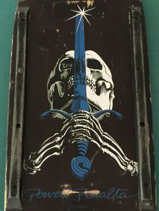 Vintage Powell Peralta Skull and Sword Skateboard 3