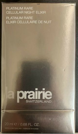 , La Prairie Platinum Rare Cellular Night Elixir 0.  68oz $1,  245 Value